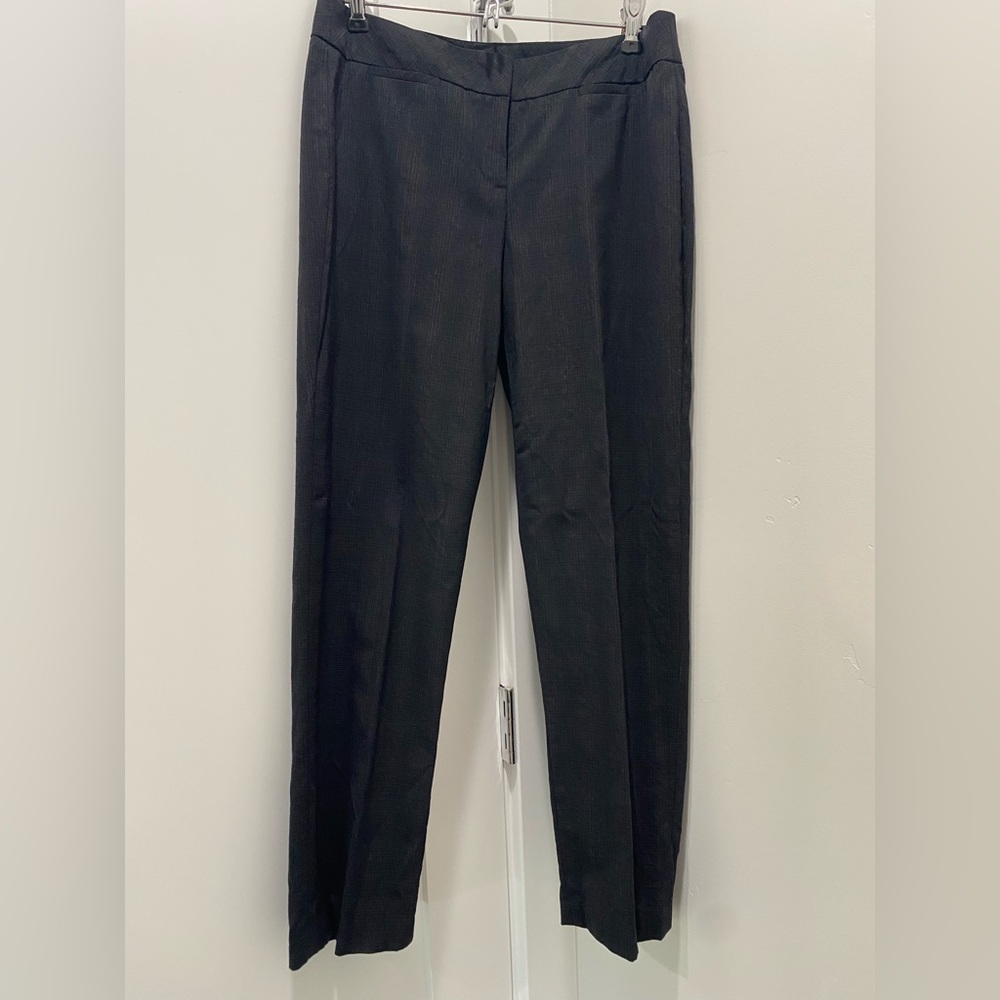Like new black print slacks size 2